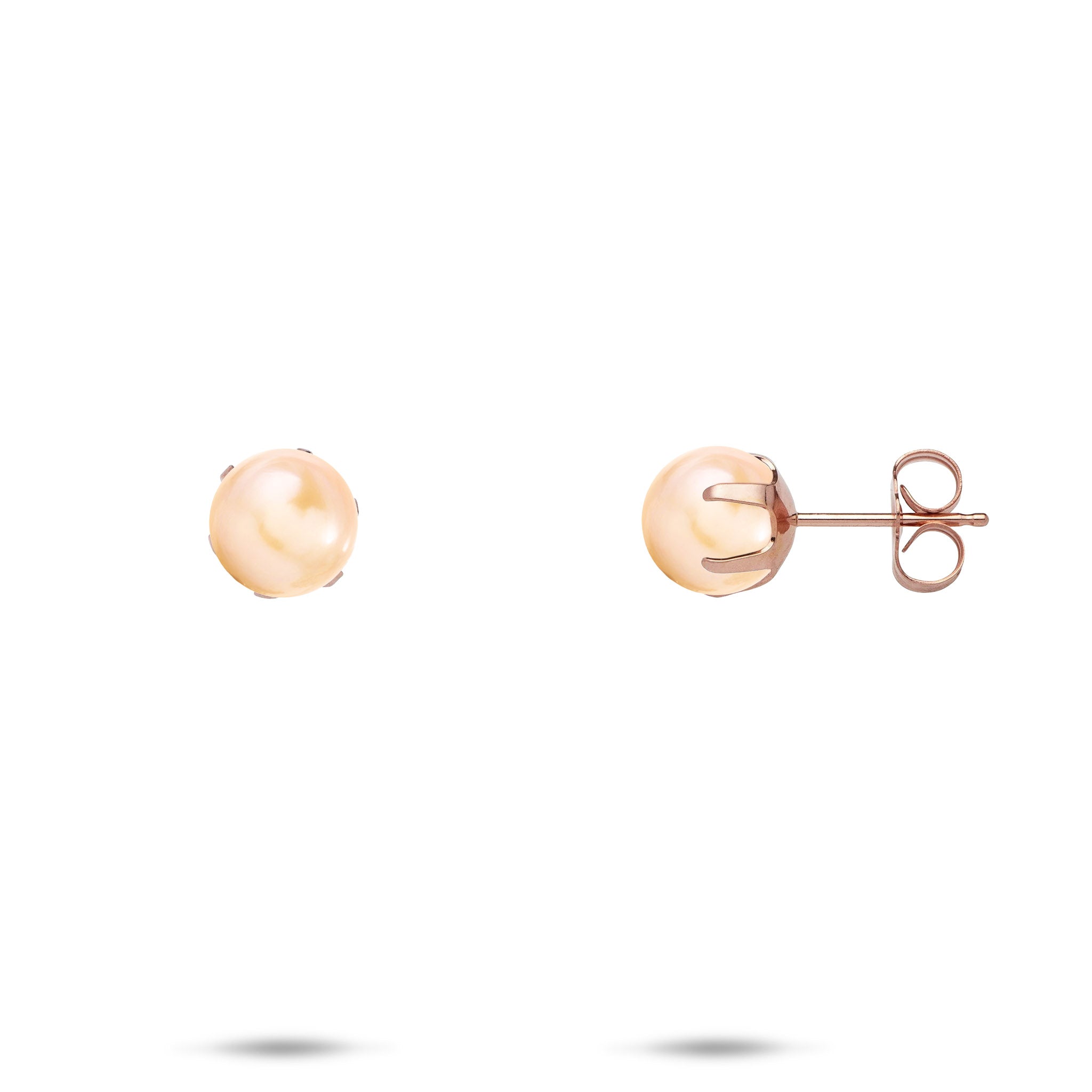 Pick A Pearl Earrings in Rose Gold
