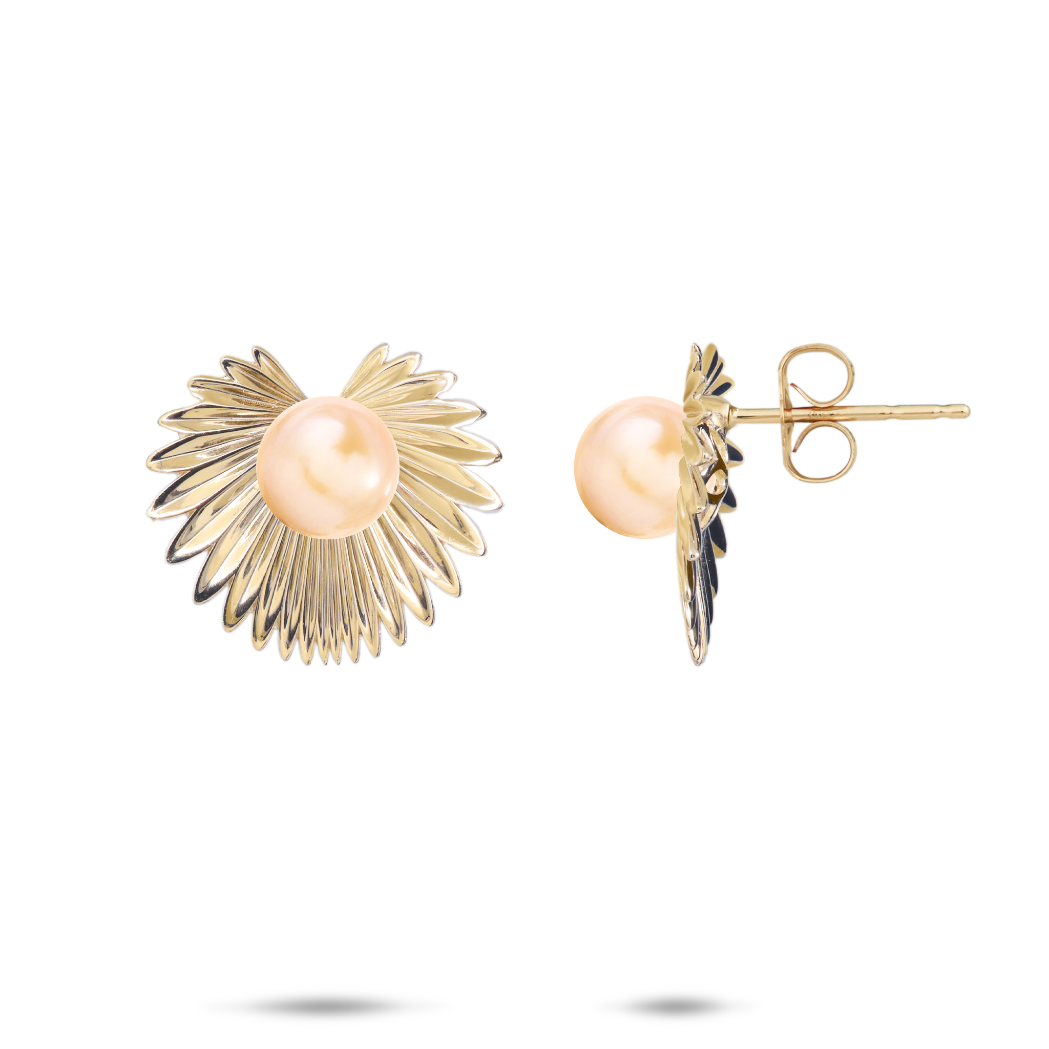 Pick A Pearl Kailua Palms Earrings in Gold