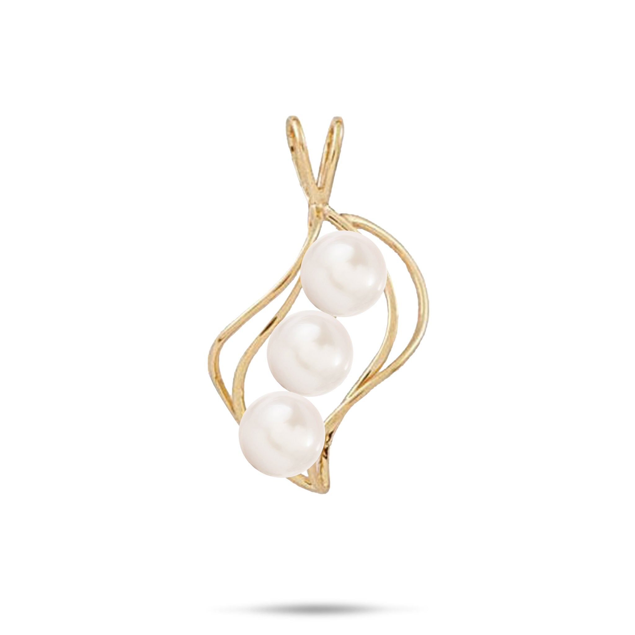 Pick A Pearl Waterfall Pendant in Gold