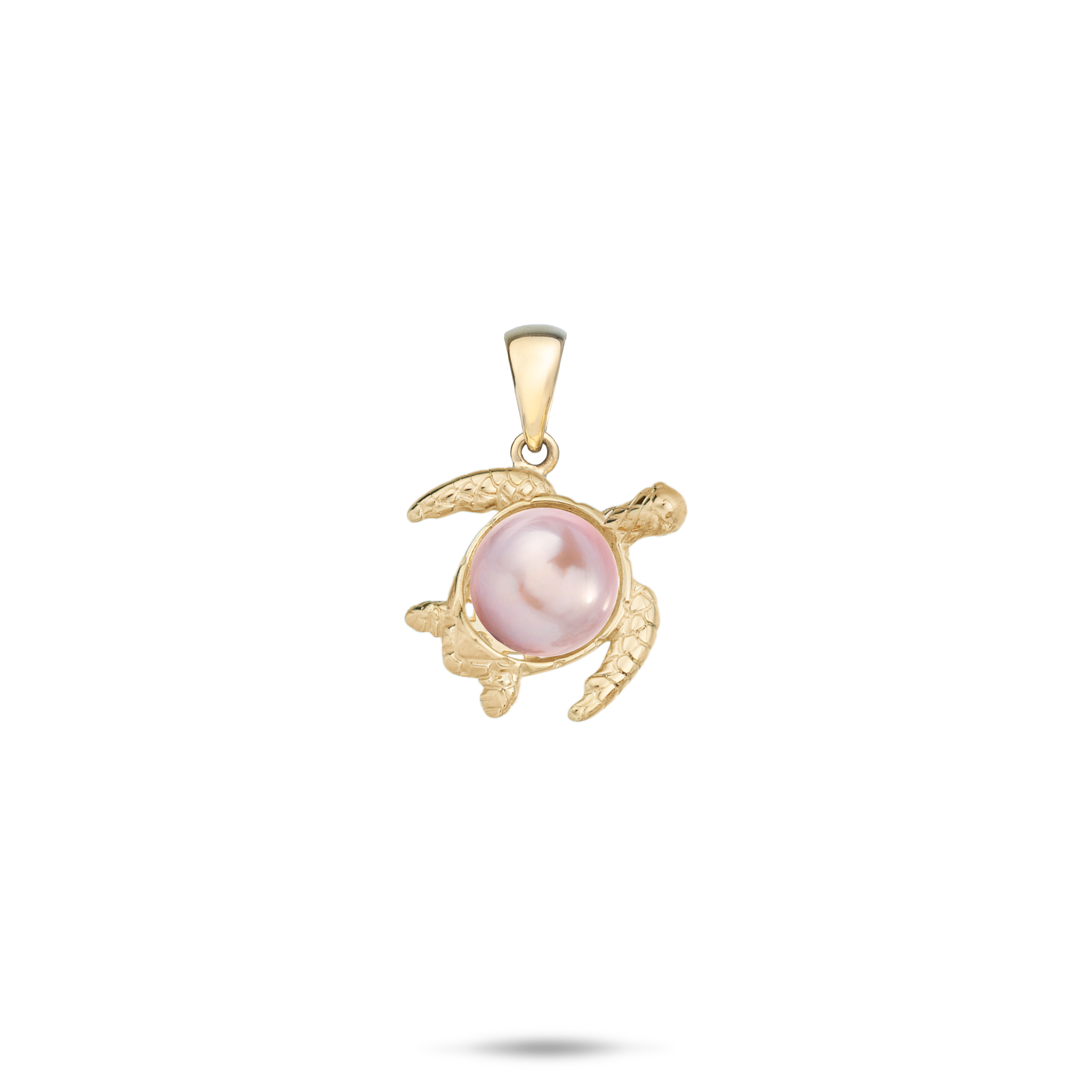 Pick A Pearl Honu Pendant in Gold - 14mm