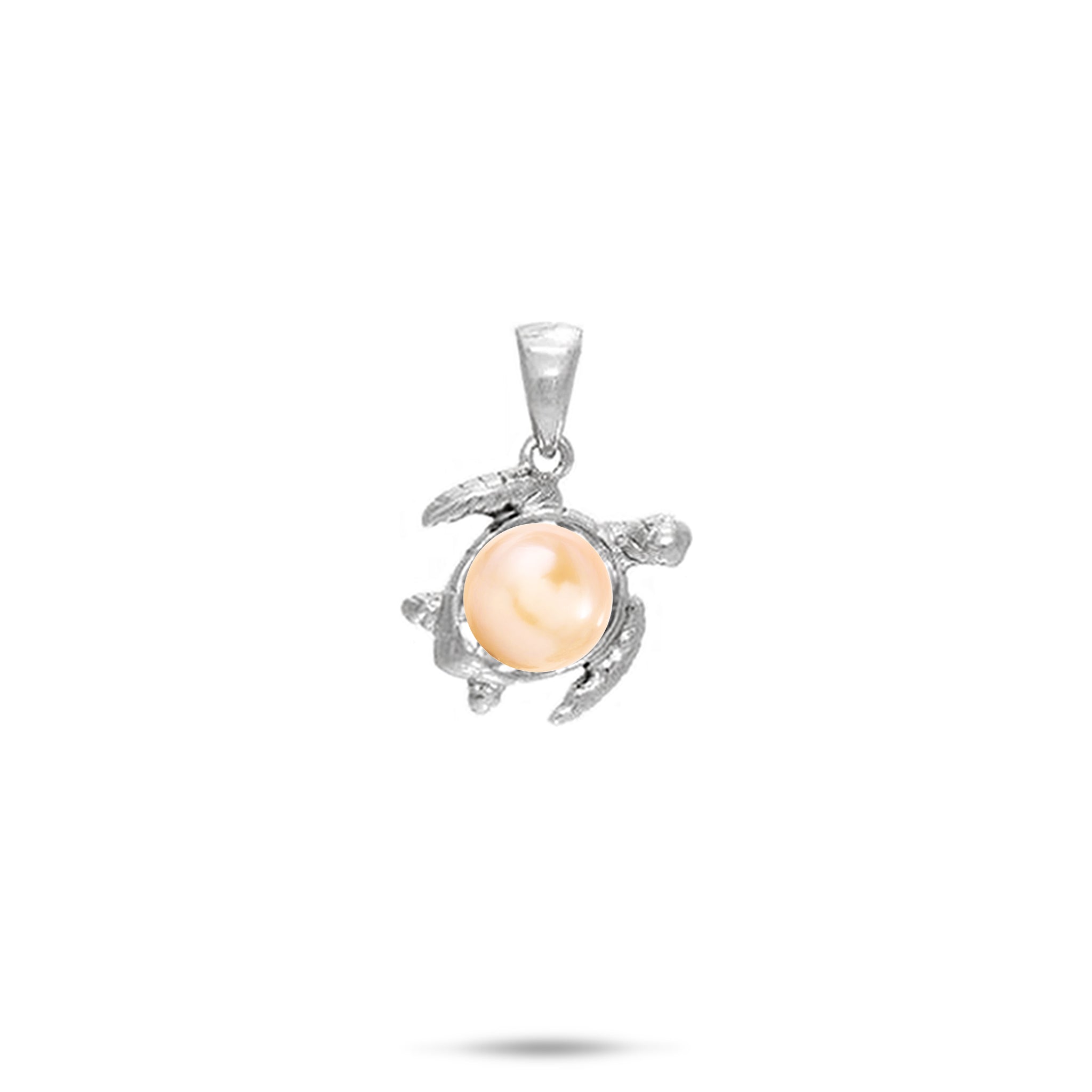 Pick A Pearl Honu Pendant in Sterling Silver