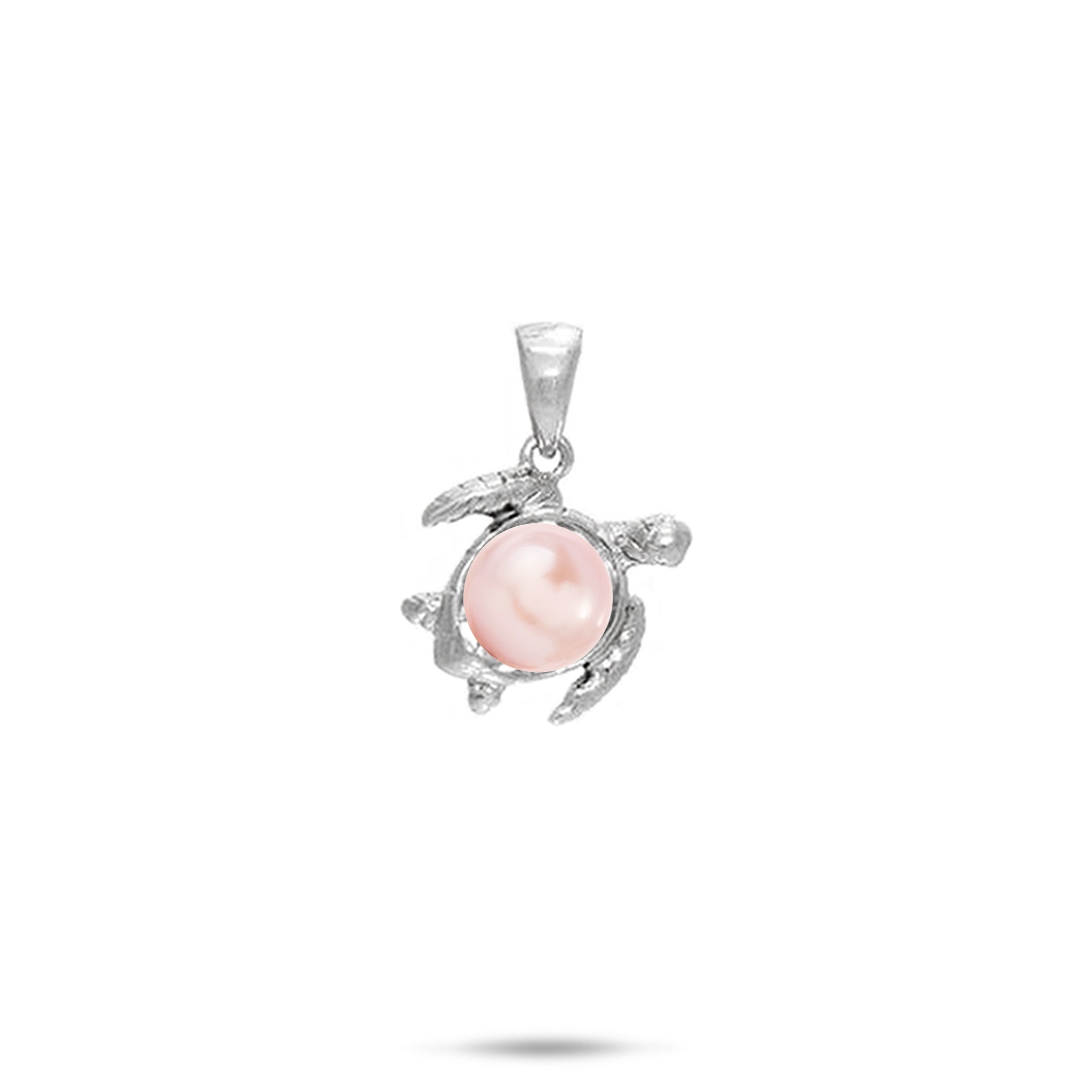 Pick A Pearl Honu Pendant in Sterling Silver