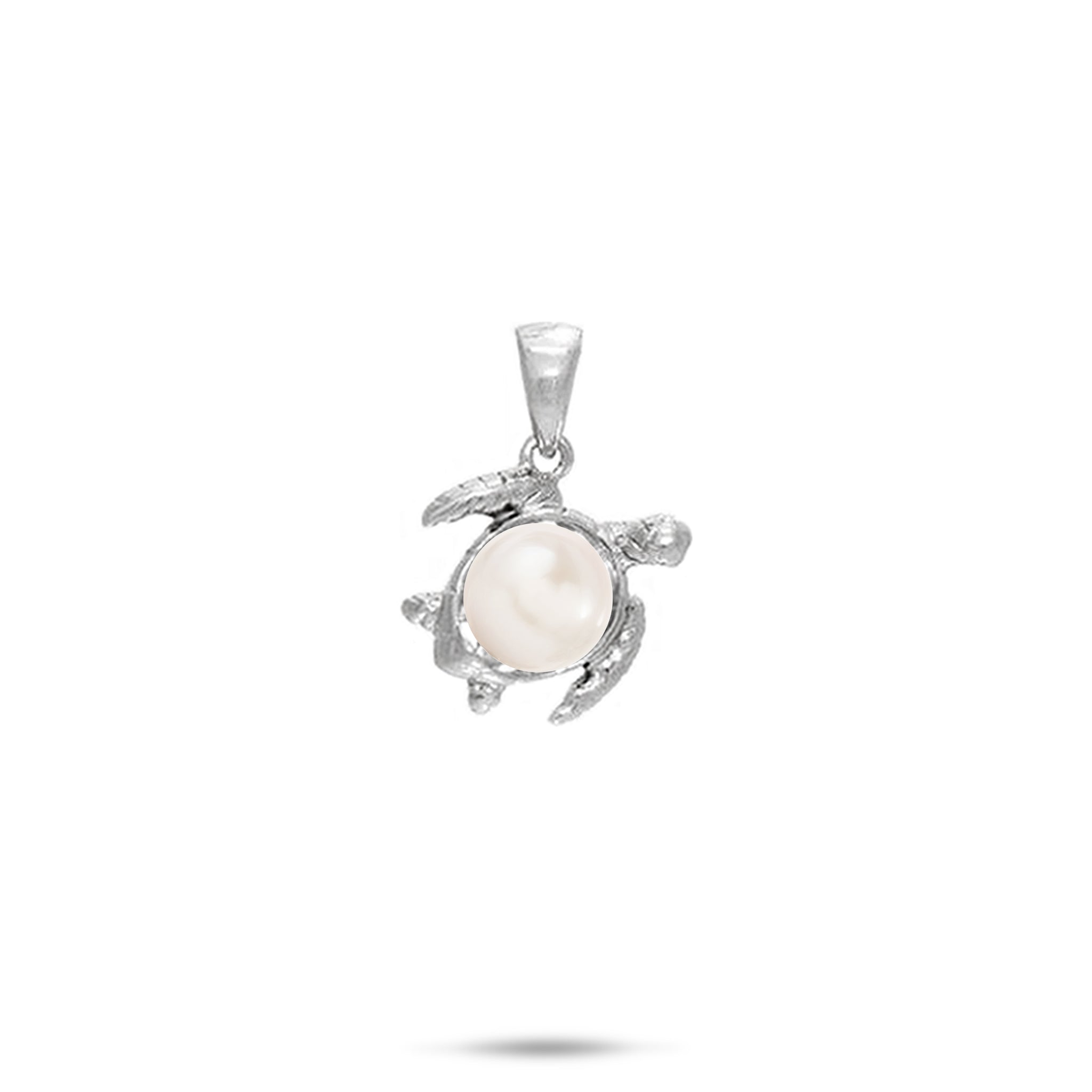Pick A Pearl Honu Pendant in Sterling Silver