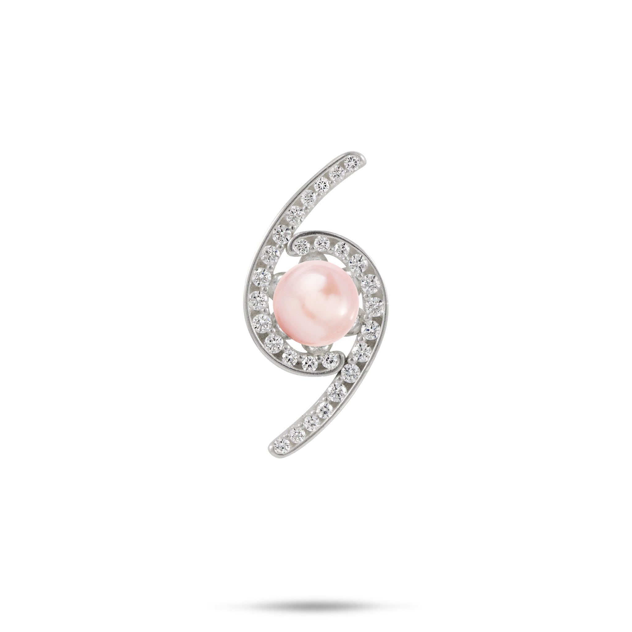 Pick A Pearl Pendant in Sterling Silver with Cubic Zirconia