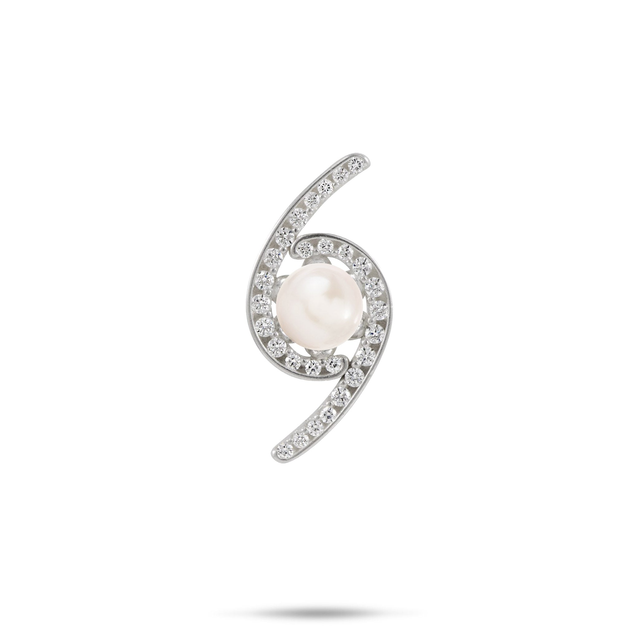 Pick A Pearl Pendant in Sterling Silver with Cubic Zirconia