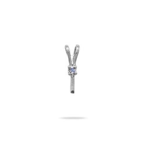 Pick A Pearl Tanzanite Pendant in White Gold - Maui Divers Jewelry