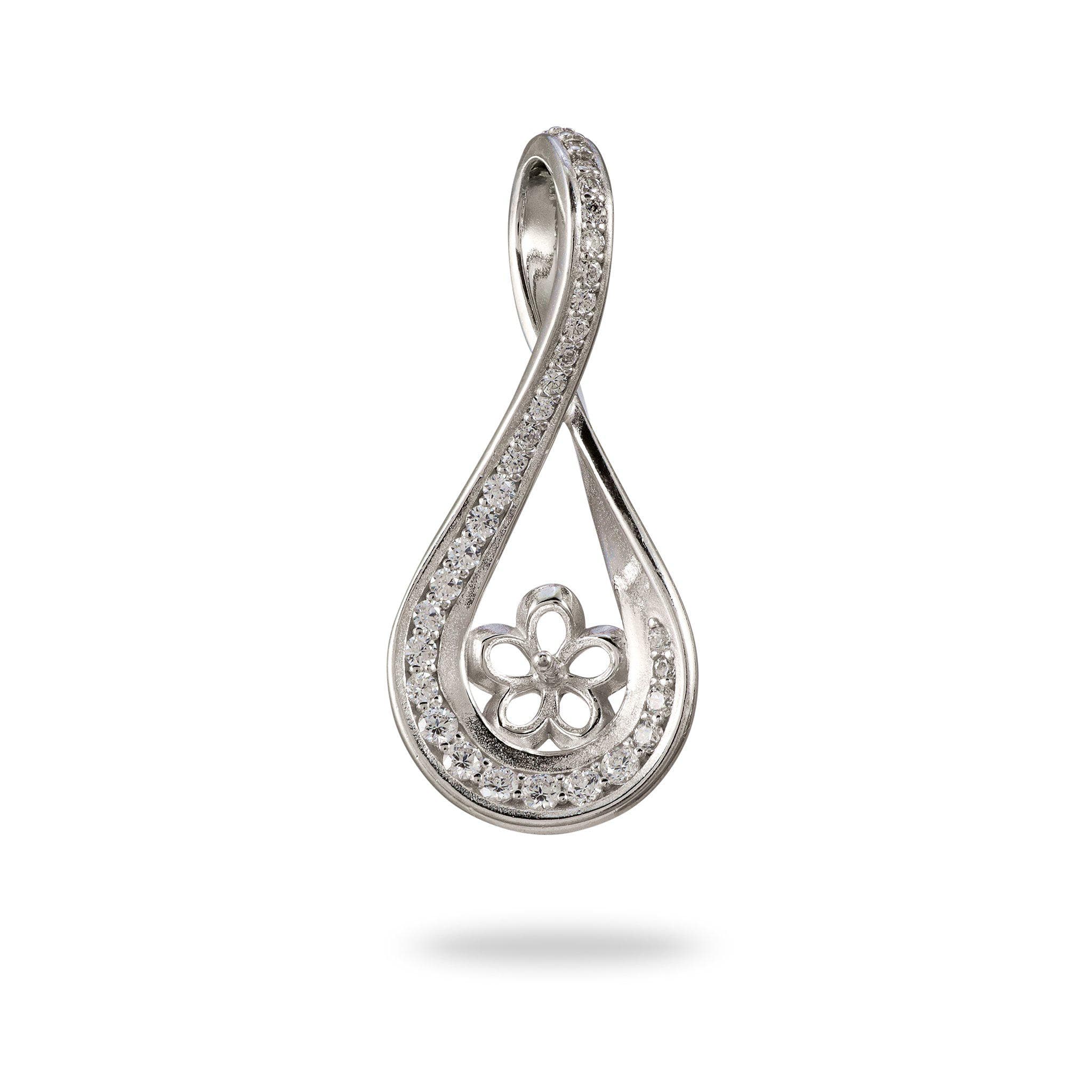Eight Pendant Mounting in Sterling Silver - Maui Divers Jewelry